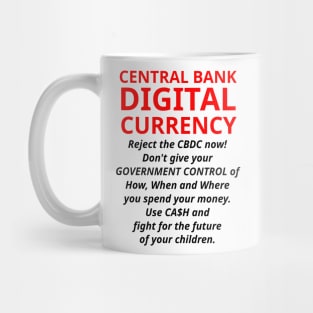 CBDC... Don't Give Government Control Mug